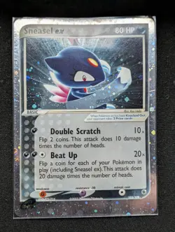 Pokemon TCG Sneasel ex EX Ruby & Sapphire 103/109 Holo Ultra Rare HP/DM - Image 1