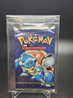 Pokemon BASE SET BOOSTER PACK - SPANISH - FACTORY SEALED - Blastoise WOTC - Image 1