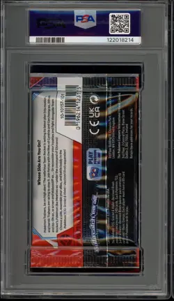 Pokemon Destined Rivals Ethan & Ho-Oh Sealed Booster Pack PSA 9 Mint - Image 2