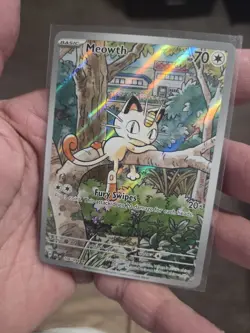Meowth 106/094 Me02: Phantasmal Flames Holo NM Condition Pokemon TCG - Image 3