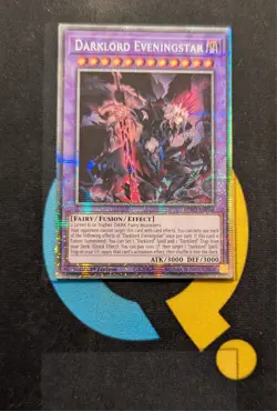 BPRO-EN036 Darklord Eveningstar Starlight Rare 1st Edition YuGiOh - Image 1