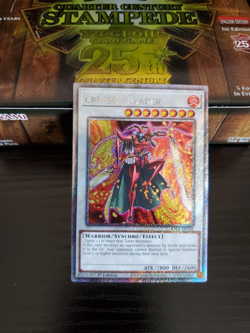 Yugioh Stampede - Crimson Blader - Platinum Secret Rare - RA04-EN161 - Image 1