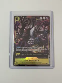 Gecko Moria (Alternate Art) OP14-104 Azure Sea’s Seven Secret Foil One Piece - Image 1