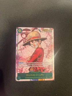 Monkey D Luffy OP13-118 One Piece Alternate Art Carrying On His Will 2025 PSA 10 - Image 1