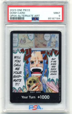 2023 One Piece Kingdoms of Intrigue Don!! Card Alternate Art PSA 9 - Image 1