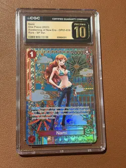 Nami SP OP01-016 Awakening Of The New Era English CGC Pristine 10 One Piece TCG - Image 1