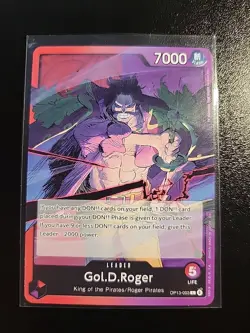 One Piece Gol D. Roger OP13-003 Leader OP-13 Carrying On His Will - Image 1