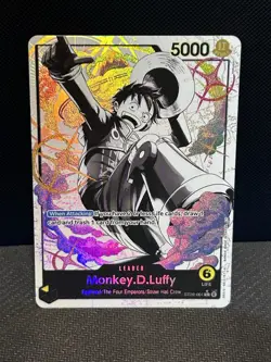 One Piece Card Game CCG TCG Monkey.D.Luffy ST29-001 Alt Art Leader Egghead - Image 2