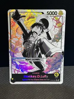 One Piece Card Game CCG TCG Monkey.D.Luffy ST29-001 Alt Art Leader Egghead - Image 3