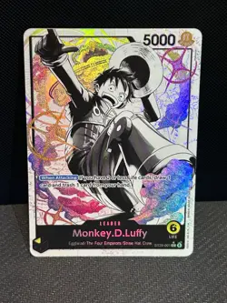 One Piece Card Game CCG TCG Monkey.D.Luffy ST29-001 Alt Art Leader Egghead - Image 4