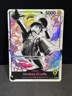 One Piece Card Game CCG TCG Monkey.D.Luffy ST29-001 Alt Art Leader Egghead - Image 5