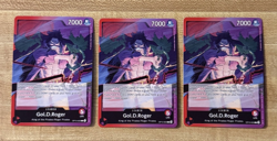 One Piece #OP13-003 Gol D. Roger Leader L (X3) Carrying On His Will - Image 1