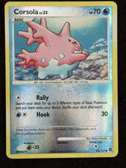 Pokemon Card - Corsola Secret Wonders 84/132 Common Reverse Holo - Image 1