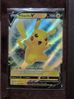 Pikachu V SWSH198 SWSH: Sword & Shield Promo Pokemon Card Holo NM/MINT - Image 2