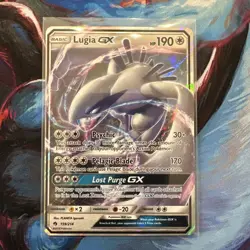 Pokemon Lugia GX Holo Ultra Rare TCG Card Sun & Moon Lost Thunder 159/214 - Image 1