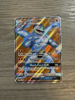Machamp GX (Full Art) 135/147 Burning Shadows Holo Pokemon Card - Image 1