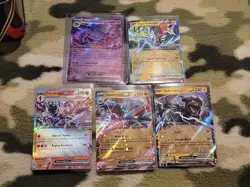 Lot Of 5 Pokemon Tcg Cards EX Tera - Image 1