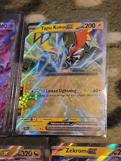 Lot Of 5 Pokemon Tcg Cards EX Tera - Image 5