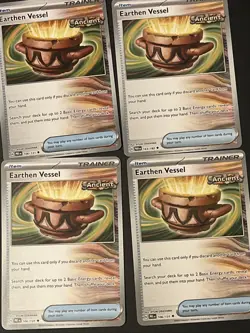 Pokemon - EARTHEN VESSEL 6x CARD LOT 106/131 Prismatic Evolution 1 is rev holo - Image 3