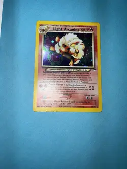 Pokemon TCG Light Arcanine Neo Destiny Holo Card 12/105 Unlimited Rare (MP) - Image 4