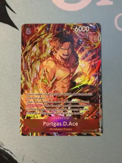 Portgas.D.Ace (Illustration Box Vol.5) ST15-005 One Piece Promotion Cards Foil - Image 1