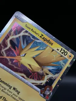 Cosmo Holo Team Rocket’s Zapdos 070/182 - Pokemon Destined Rivals Card - NM - Image 2
