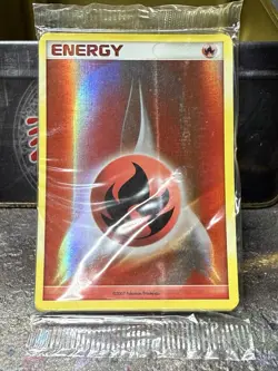 10 2007 Pokemon Pokemon Holo Energy Cards Promo Fire Factory Sealed Pack - Image 1