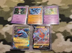Lot Of 5 Pokemon Tcg Cards Mega Ex V Promo - Image 1