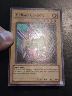 Yu-Gi-Oh! SUPER RARE CARD X-HEAD CANNON MFC-004 1996 VINTAGE PRINT VLP - Image 2
