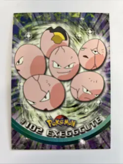 Exeggcute #102 - BLUE LOGO - NON-HOLO - Series 2 - TOPPS POKEMON CARD - NM - Image 1