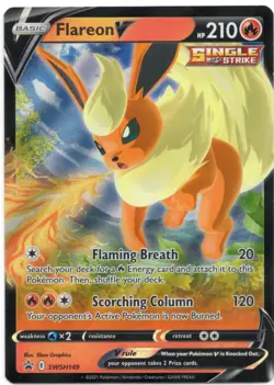 Flareon V SWSH149 SWSH: Sword & Shield Promo Cards Holo - Image 1