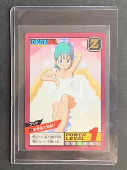 Dragon Ball Vintage Card Bulma 1991 Japanese ver. - Image 1