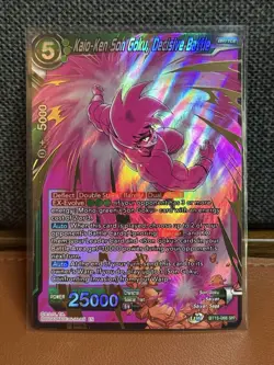Kaio-Ken Son Goku Decisive Battle BT15 SR Foil Dragon Ball Super Card Game | NM - Image 1