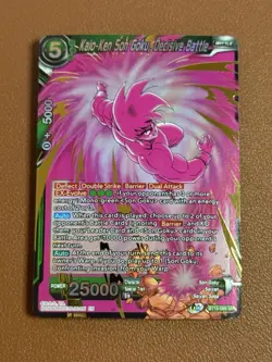 Kaio-Ken Son Goku Decisive Battle BT15 SR Foil Dragon Ball Super Card Game | NM - Image 2