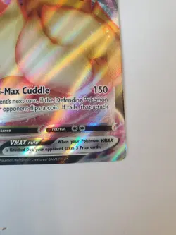 Eevee VMAX - SWSH087 - Full Art Ultra Rare Black Star Promo - Pokemon Card - NM - Image 3