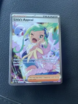 Pokemon TCG Lisia's Appeal Trainer Supporter Card Holo Rare 246/191 - Image 1