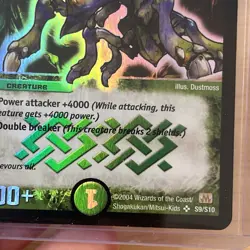 2004 Duel Masters Trading Card Earthstomp Giant DM03 - S5/S5 Holo Foil - Image 3