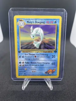 Pokemon TCG Dewgong Gym Challenge Misty's 1st Edition Uncommon Card 54/132 - Image 1