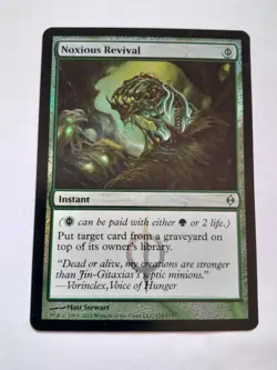 Noxious Revival FOIL MTG Magic: the Gathering New Phyrexia NPH Near Mint - Image 1