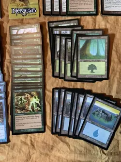 MTG - Nemesis - Breakdown - Theme Deck from 2000 | Opened – Complete - Image 3
