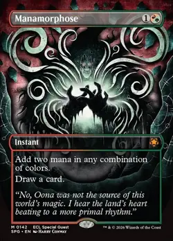 Manamorphose X1 BORDERLESS FOIL-NM/M- Special Guests - Image 1