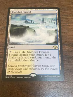 WotC MAGIC the Gathering MODERN HORIZONS 3 unplayed mint rare FLOODED STRAND - Image 1