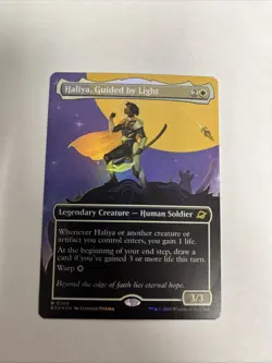 Haliya, Guided By Light Borderless Foil MTG - Image 1