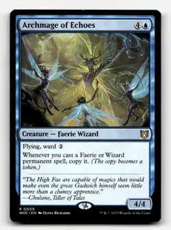Archmage of Echoes 9 R Commander: Wilds of Eldraine - Image 1