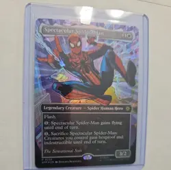 Spectacular Spider-Man MTG SPM (0239) (Borderless) (Textured Foil) Rare - Image 5