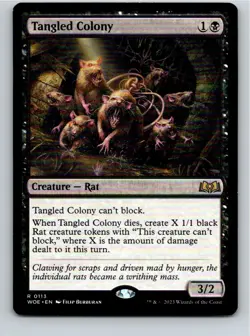 Magic the Gathering Tangled Colony Wilds of Eldraine MTG Free Shipping! - Image 1