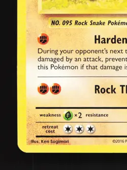 Onix 61/108 Evolutions LP Pokemon Card TCG - Image 2