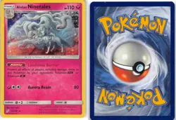Alolan Ninetales 111/181 Holo Rare Team Up Pokemon NM - Image 3