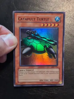 Yu-Gi-Oh! SUPER RARE HOLO CATAPULT TURTLE MRD-075 NM - Image 3