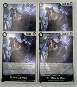 4x St. Marcus Mars OP13-091 R | NM | Carrying on His Will | One Piece TCG - Image 1